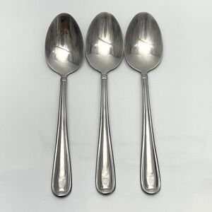 Allure Stainless By Cambridge Flatware Silverware Set Of 3 Teaspoons Retired